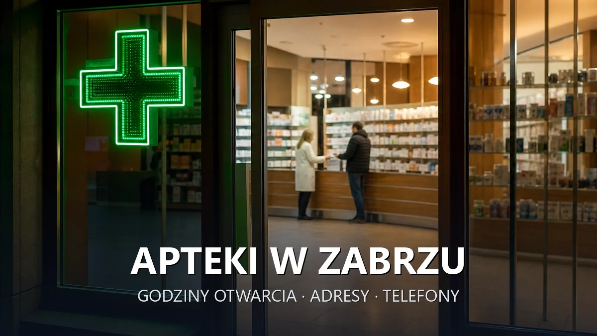Apteki w Zabrzu - godziny otwarcia i dyżury