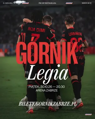 Górnik Zabrze zagra z Legią. Kibice mogą zdobyć podwójny voucher