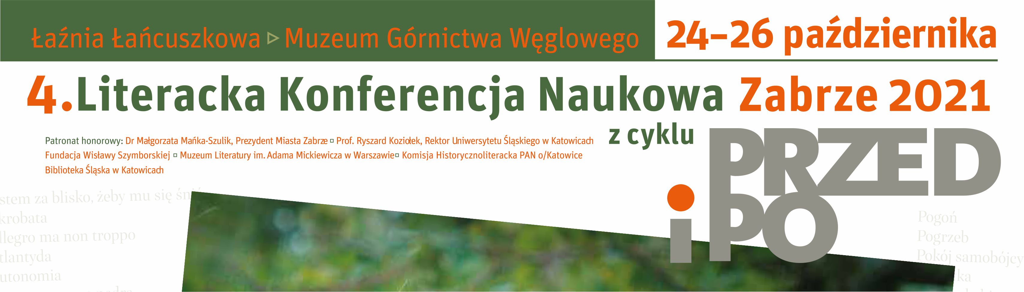 baner, szymborska, konferencja literacka