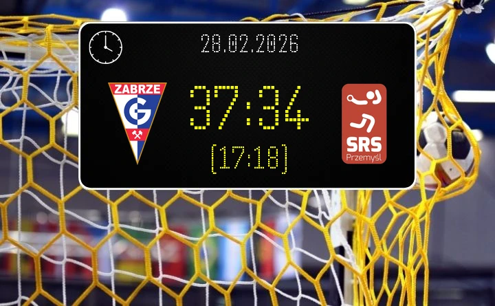 [PIŁKA RĘCZNA] SPR Górnik Zabrze – SRS NIKO Przemyśl 37:34 w I Lidze Mężczyzn (Grupa D) – zwycięstwo gospodarzy w 18. kolejce