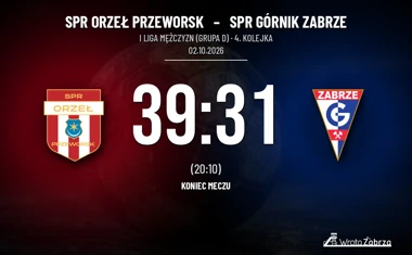 [PIŁKA RĘCZNA] I Liga Mężczyzn (Grupa D): SPR Orzeł Przeworsk – SPR Górnik Zabrze 39:31, seria gospodarzy trwa