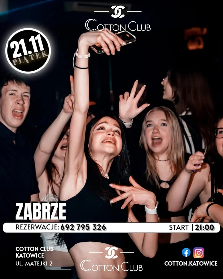 Grafika promocyjna wydarzenia PÓŁMETEK Zabrze — 21 listopada z DJ Kościu