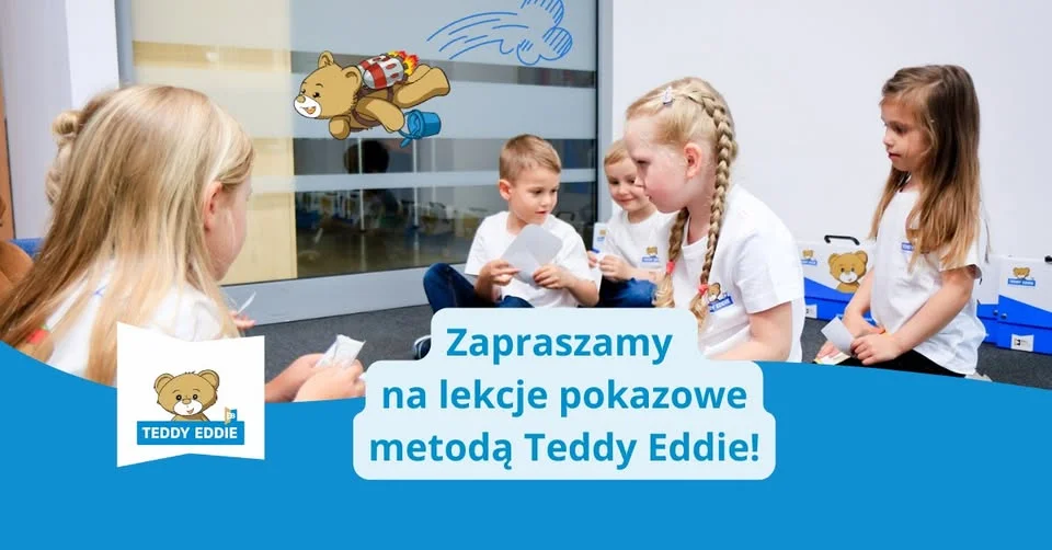 Grafika promocyjna wydarzenia Teddy Eddie – darmowe lekcje pokazowe