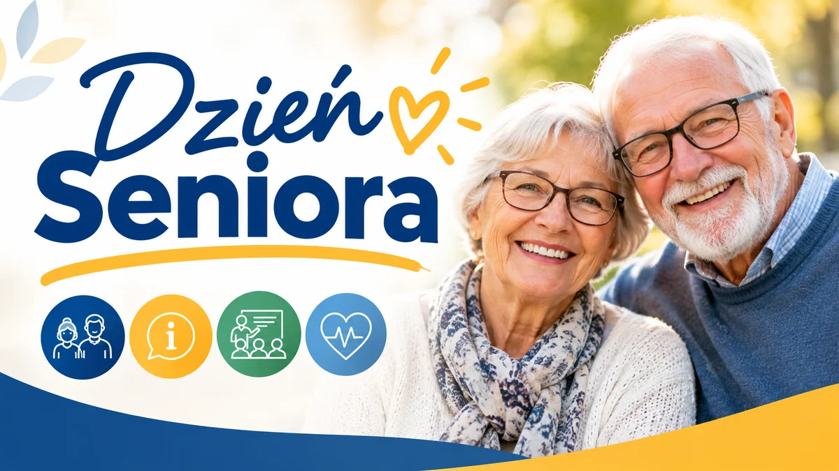 Grafika promocyjna wydarzenia Dzień Seniora w ZUS w Zabrzu