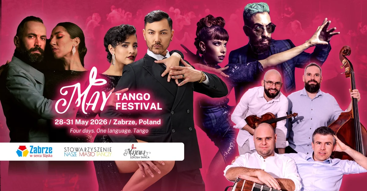 Grafika promocyjna wydarzenia Festiwal Tańca Tango w Zabrzu w 2026 roku