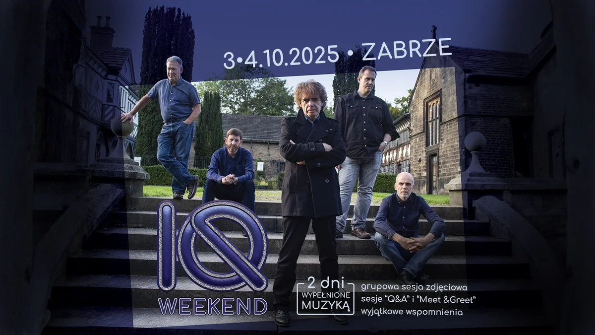 Grafika promocyjna wydarzenia Koncert zespołu IQ w Zabrzu – 3-4 października 2025