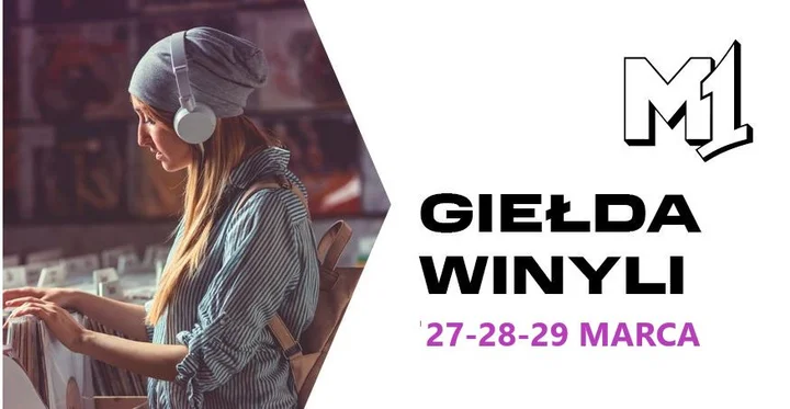 Grafika promocyjna wydarzenia Giełda Winyli i CD w M1 Zabrze — 27–29 marca 2026