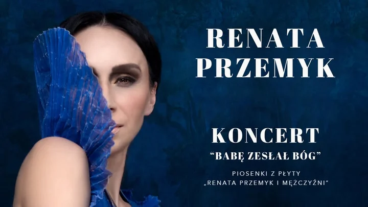 Grafika promocyjna wydarzenia RENATA PRZEMYK — „Babę zesłał Bóg” w CK Wiatrak