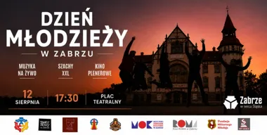 Grafika promocyjna wydarzenia Dzień Młodzieży w Zabrzu