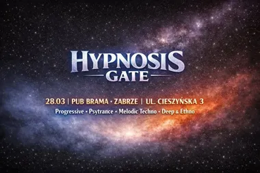 Grafika promocyjna wydarzenia Hypnosis Gate — Atmosferyczna Noc w Bramie (28 marca)