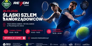 Grafika promocyjna wydarzenia I Śląski Szlem Samorządowców