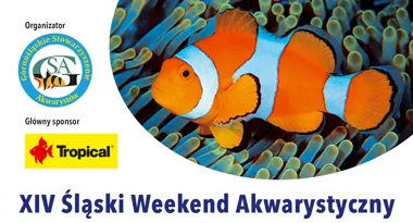 Grafika promocyjna wydarzenia XIV Śląski Weekend Akwarystyczny