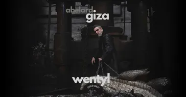 Grafika promocyjna wydarzenia Abelard Giza – WENTYL: stand-up w Zabrzu