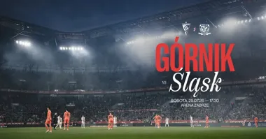 Grafika promocyjna wydarzenia Zaczynamy! Górnik Zabrze – Śląsk Wrocław: pierwszy mecz