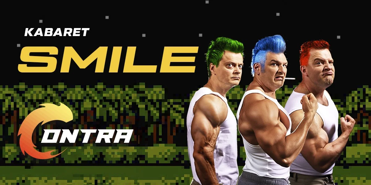 Grafika promocyjna wydarzenia Wieczór z Kabaretem Smile w Zabrzu – program CONTRA