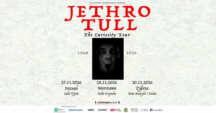 Grafika promocyjna wydarzenia Wyjazd na Jethro Tull do Zabrza — 30 listopada 2026