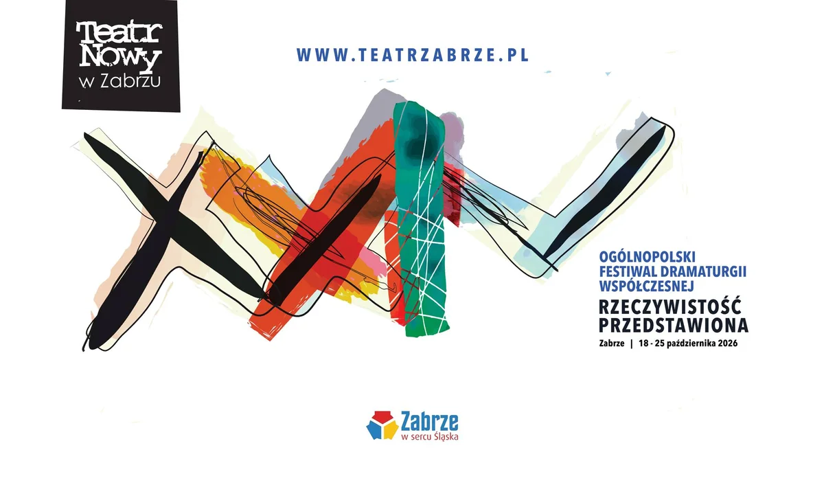 Grafika promocyjna wydarzenia Rzeczywistość przedstawiona 2026 w Zabrzu