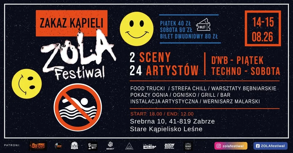Grafika promocyjna wydarzenia ℤ w Zabrzu