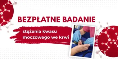 Bezpłatne badanie bez skierowania. W Zabrzu sprawdzą kwas moczowy