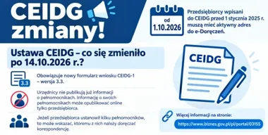 Koniec papierowych wniosków o założenie firmy. Co zmieni się w CEIDG?