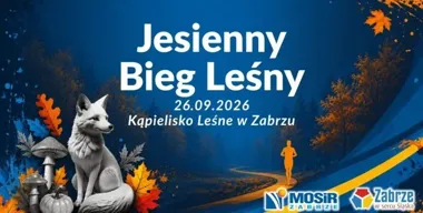 Jesienny Bieg Leśny w Zabrzu ma trzy trasy. Start na Kąpielisku Leśnym