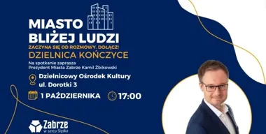 W Kończycach mieszkańcy spotkają się z prezydentem Zabrza