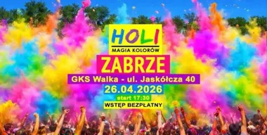 Holi na GKS Walka – kolorowy wieczór wraca do Zabrza