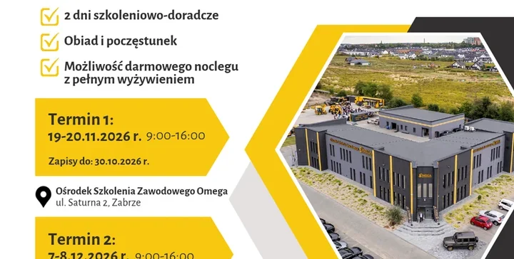 Szkolenie BHP w Zabrzu z darmowym noclegiem. Są dwa terminy