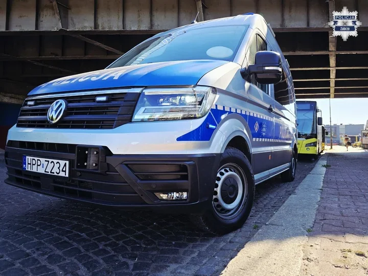 Autobusy miejskie zatrzymane do kontroli w centrum Zabrza
