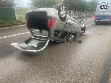 Pijana 32-latka z zakazem spowodowała karambol na DK 88 w Zabrzu