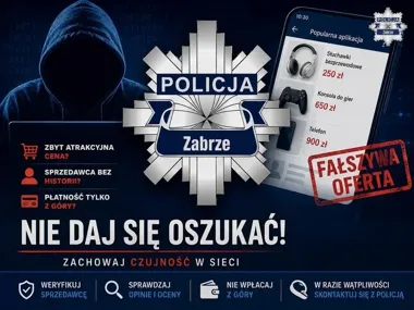 Oferta części na TikToku zakończyła się stratą 350 złotych w Zabrzu