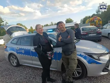 Dożynki w Zabrzu i ważna rozmowa. Policjanci ostrzegali działkowców