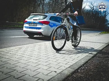 Rowerzysta z 1,8 promila wpadł już na starcie akcji w Zabrzu