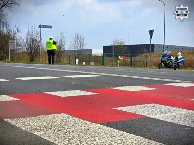 Przy przejściach w Zabrzu najczęściej łapali kierowców na jednym błędzie