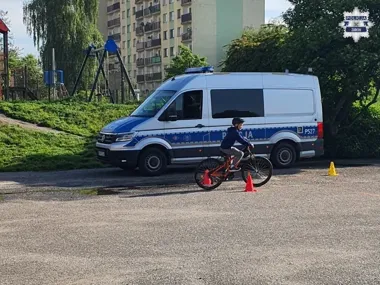 W Zabrzu 60 uczniów przeszło test na pierwsze rowerowe uprawnienia