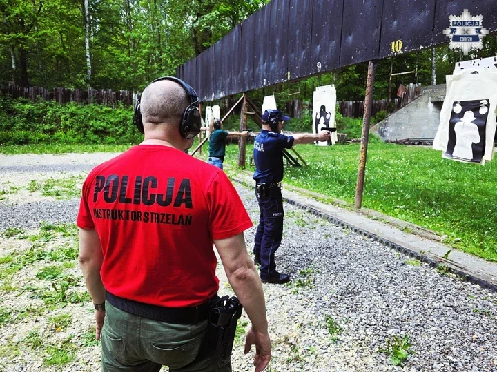 Na strzelnicy w Zabrzu ćwiczyli decyzje, które ważą sekundy